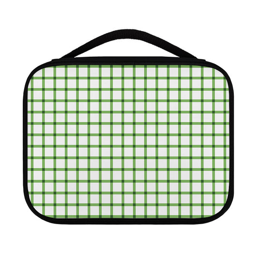 Green Tattersall Pattern Print Classic Bible Case