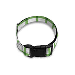 Green Tattersall Pattern Print Dog Collar