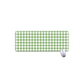 Green Tattersall Pattern Print Extended Mouse Pad