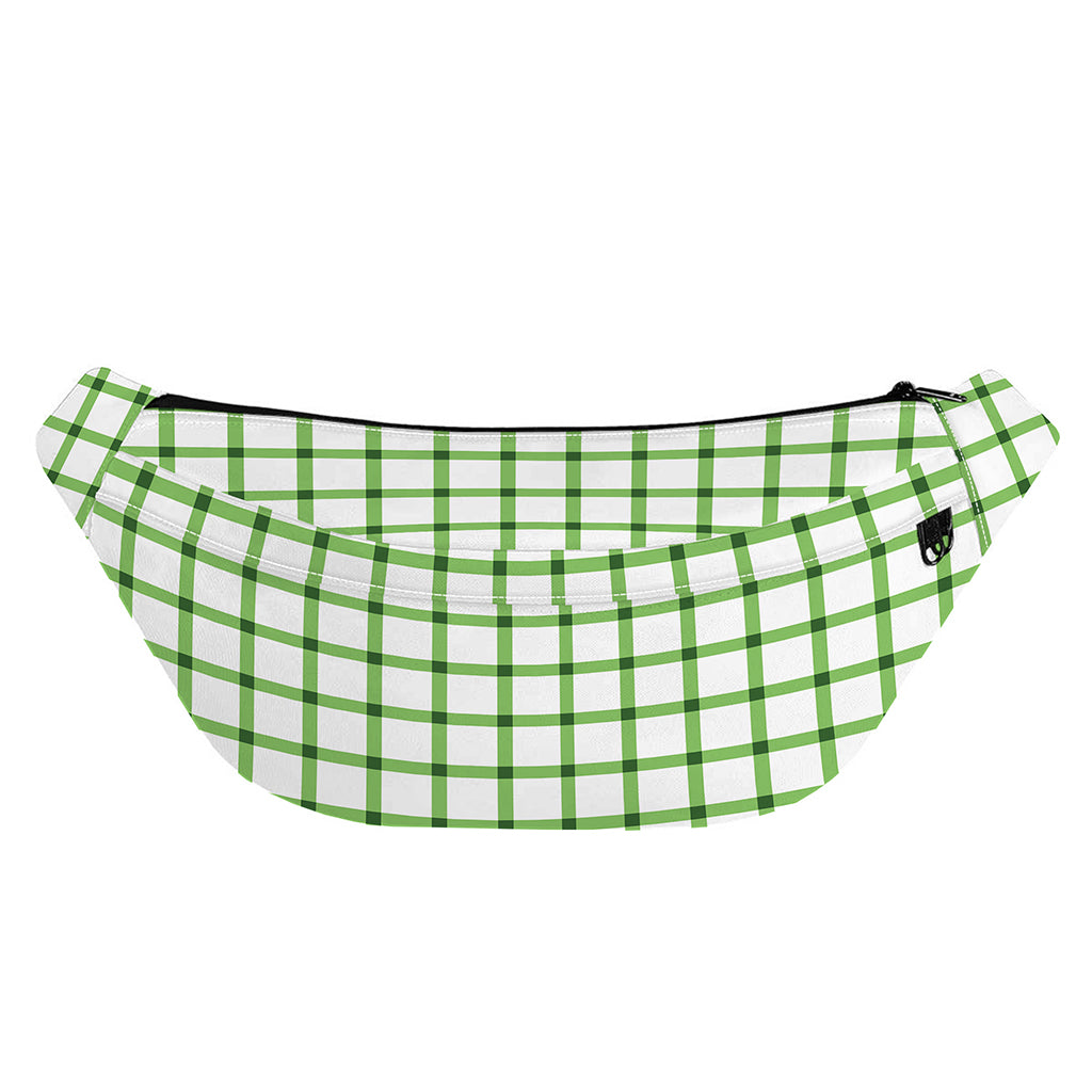 Green Tattersall Pattern Print Fanny Pack