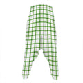Green Tattersall Pattern Print Hammer Pants