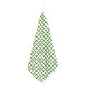 Green Tattersall Pattern Print Hand Towel