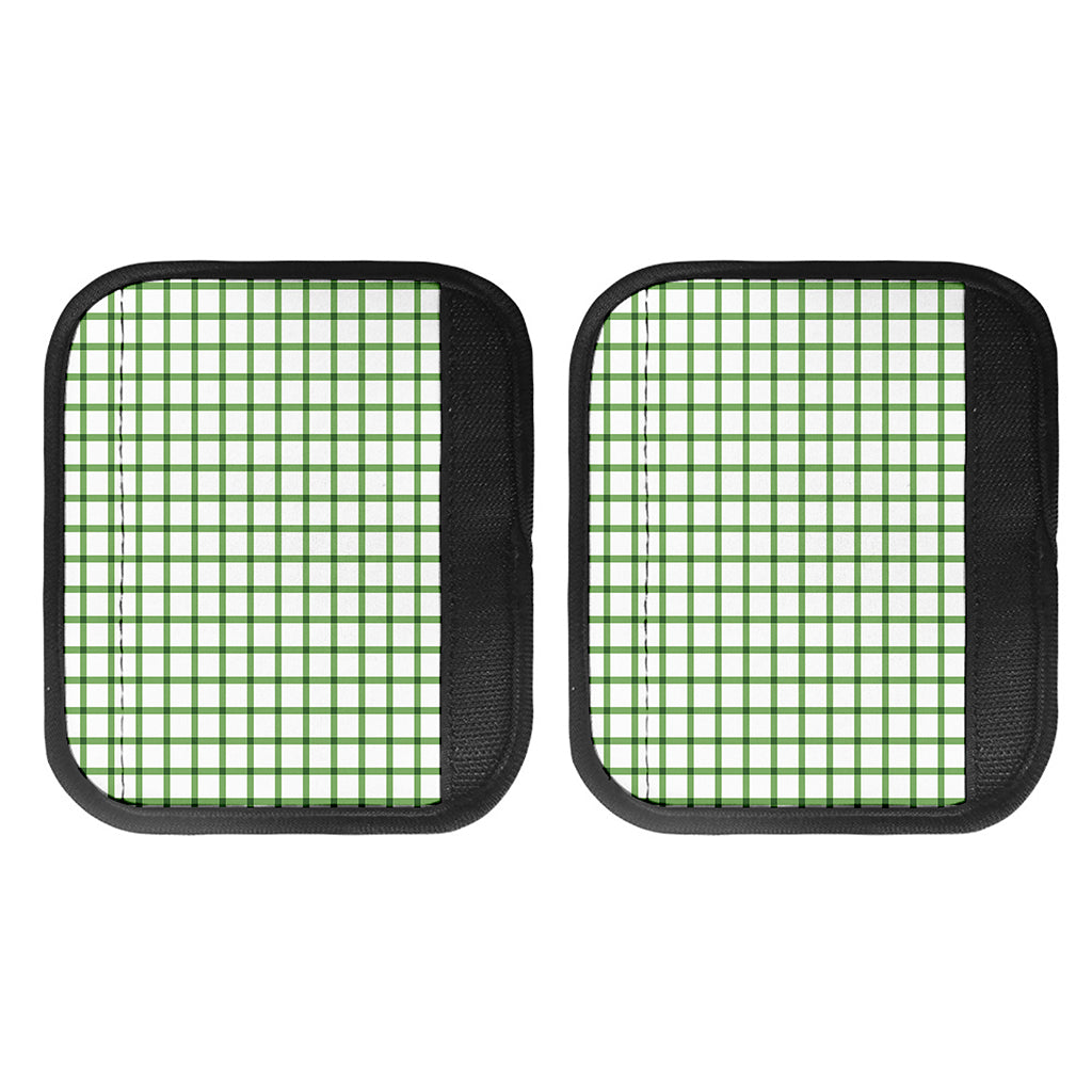 Green Tattersall Pattern Print Handle Covers