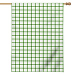 Green Tattersall Pattern Print House Flag