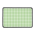 Green Tattersall Pattern Print Kitchen Mat