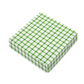 Green Tattersall Pattern Print Outdoor Seat Cushion Cover