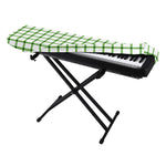 Green Tattersall Pattern Print Piano Keyboard Cover