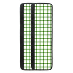 Green Tattersall Pattern Print Refrigerator Handle Covers