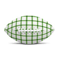 Green Tattersall Pattern Print Rugby Ball