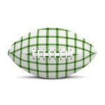 Green Tattersall Pattern Print Rugby Ball