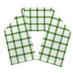Green Tattersall Pattern Print Scarf