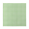 Green Tattersall Pattern Print Silk Bandana