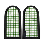 Green Tattersall Pattern Print Skillet Handle Cover