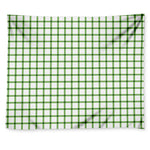 Green Tattersall Pattern Print Tapestry