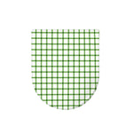 Green Tattersall Pattern Print Toilet Lid Cover