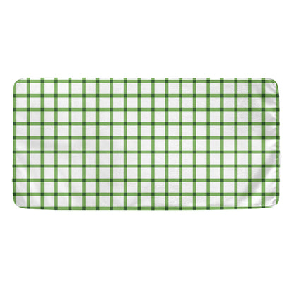 Green Tattersall Pattern Print Towel