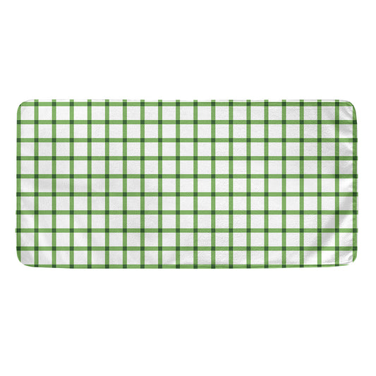 Green Tattersall Pattern Print Towel