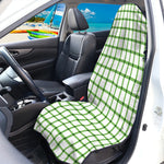 Green Tattersall Pattern Print Waterproof Car Seat Cover