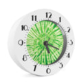 Green Tie Dye Print Alarm Clock