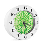 Green Tie Dye Print Alarm Clock
