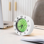 Green Tie Dye Print Alarm Clock