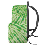 Green Tie Dye Print Backpack