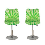 Green Tie Dye Print Bar Stool Covers