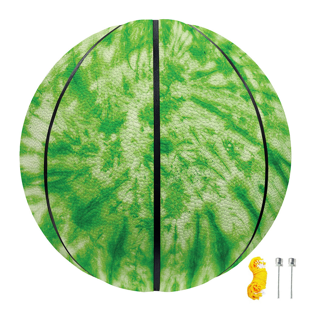 Green Tie Dye Print Basketball