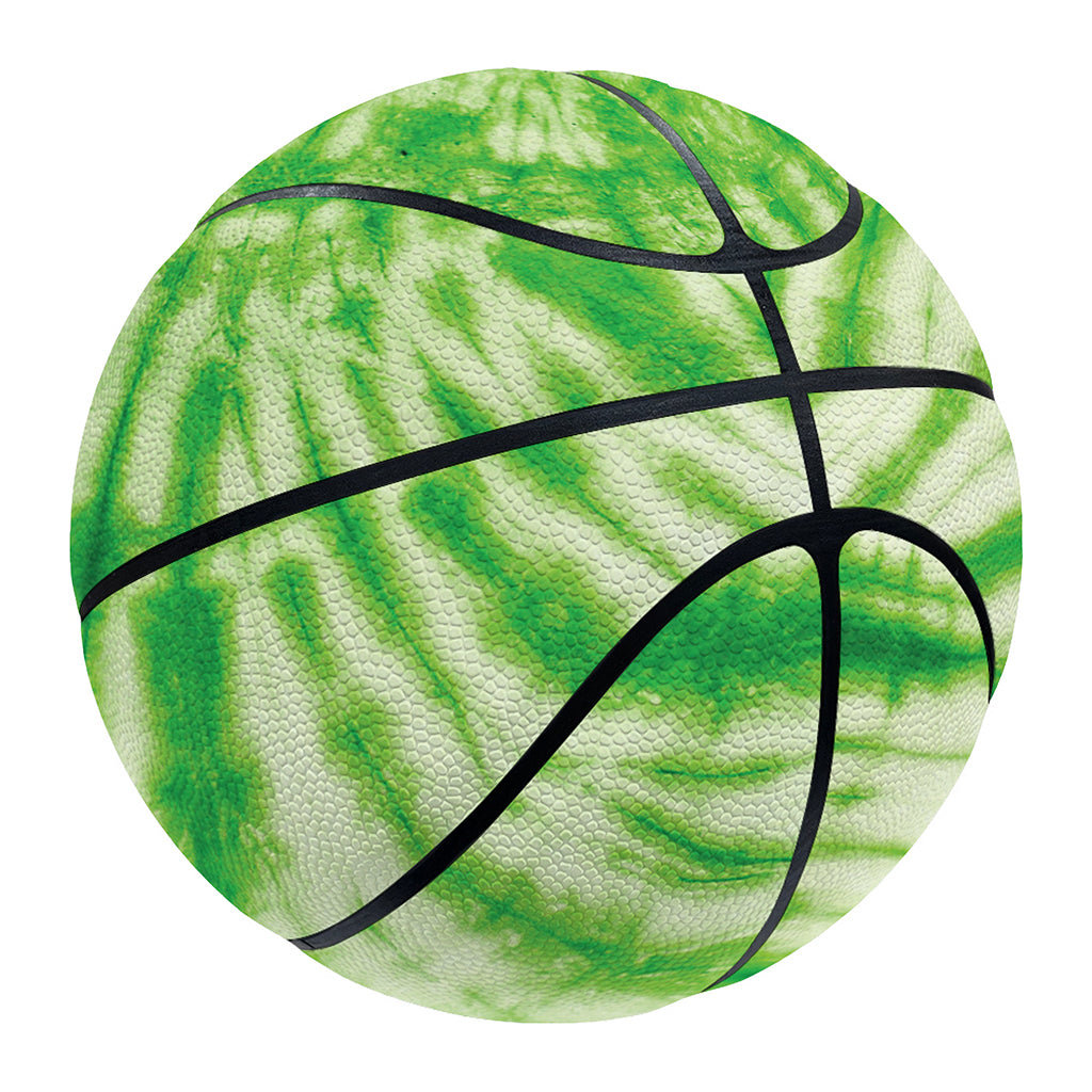 Green Tie Dye Print Basketball