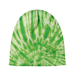 Green Tie Dye Print Beanie