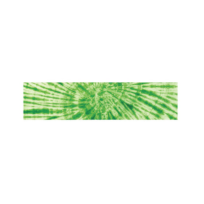 Green Tie Dye Print Bed Runner