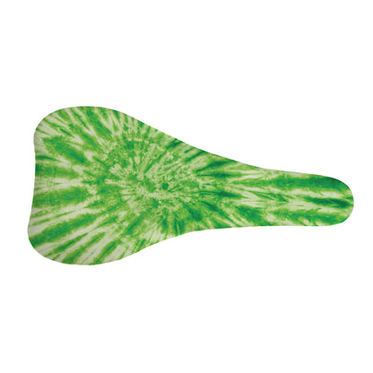 Green Tie Dye Print Bicycle Seat Cover