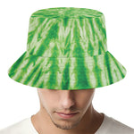 Green Tie Dye Print Bucket Hat