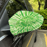 Green Tie Dye Print Car Side Mirror Covers