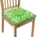 Green Tie Dye Print Chair Cushion Cover