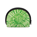 Green Tie Dye Print Coin Purse