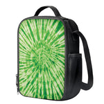 Green Tie Dye Print Crossbody Lunch Bag