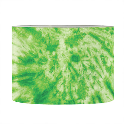 Green Tie Dye Print Drum Lamp Shade