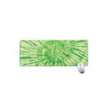 Green Tie Dye Print Extended Mouse Pad