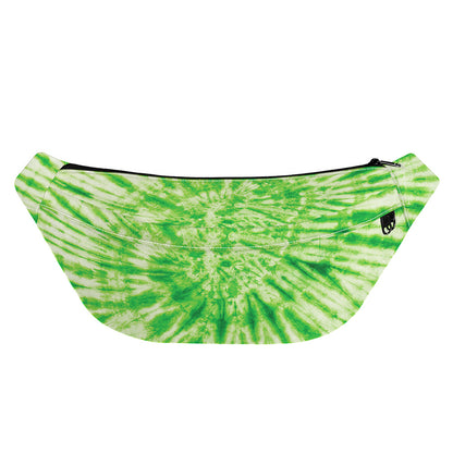 Green Tie Dye Print Fanny Pack