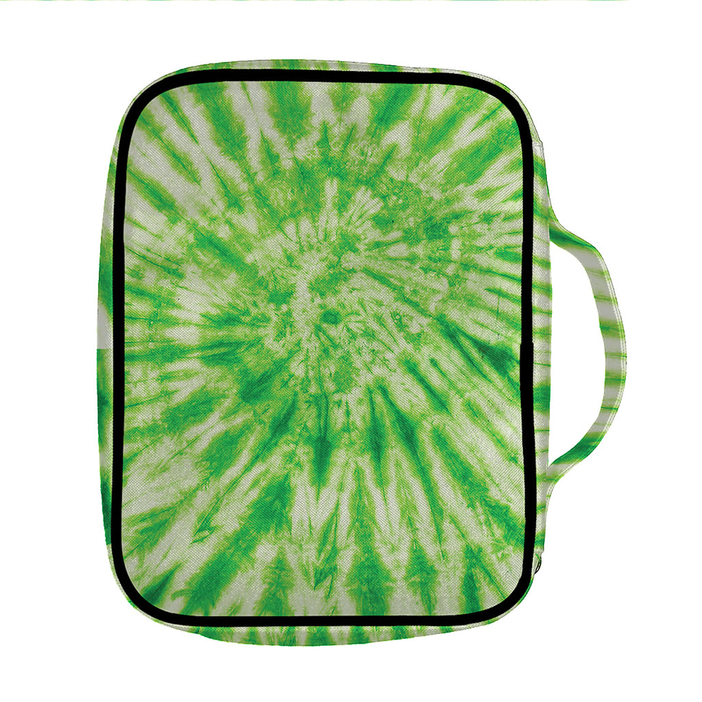 Green Tie Dye Print Front Pocket Bible Bag