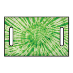 Green Tie Dye Print Golf Cart Seat Cover