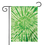Green Tie Dye Print House Flag