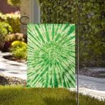 Green Tie Dye Print House Flag