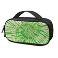 Green Tie Dye Print Portable Cooler Travel Case