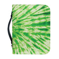 Green Tie Dye Print Leather Bible Cover