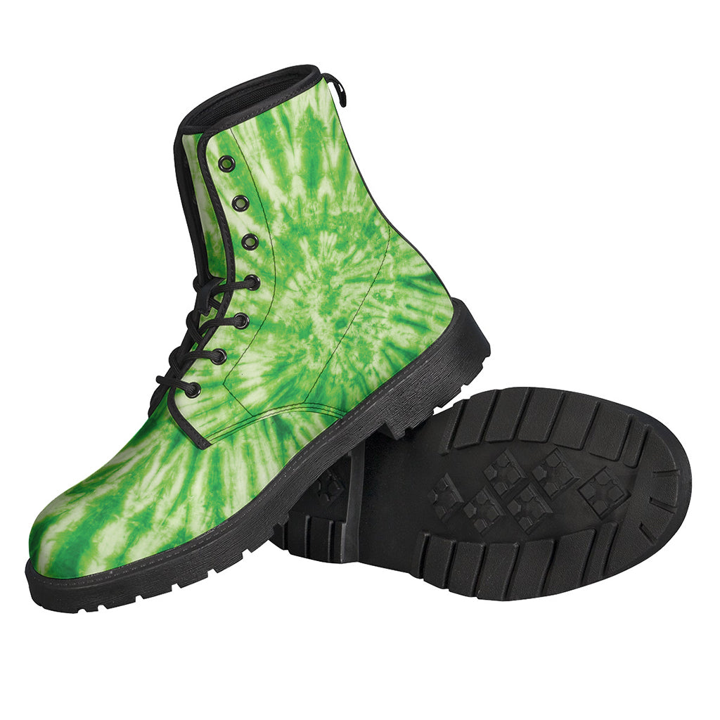 Green Tie Dye Print Backpack