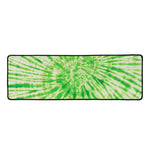 Green Tie Dye Print Long Kitchen Mat
