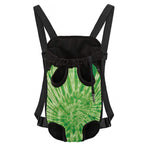 Green Tie Dye Print Pet Carrier Backpack