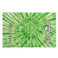 Green Tie Dye Print Placemat